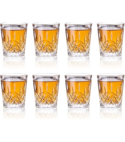 Set Di 8 Bicchieri Shot Da 5 Cl - In Vetro Senza Piombo, Lavabili In Lavastoviglie, Con Fondo Pesante - Foto 7