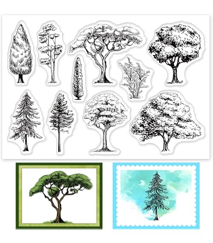 6 Vellen Transparante Siliconen Stempels – Kerstthema Met Sneeuwvlok, Kerstman, Boom, Cadeau, Slinger | 68 Stuks, Herbruikbaar | Voor Kaarten, Scrapbooking & Knutselen