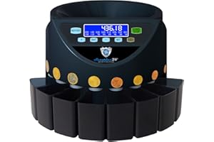 Contamonete Euro LCD Securina24 (Nero - Blacklabel - BBB-LCD)