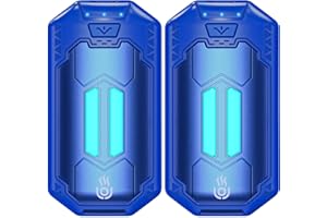 OUTJUT Calentador de Manos 2 Packs, 6000mAh Calentador de Manos Reutilizable, USB 3 Modos de Calor Rápido 2S, Regalo Ideal para Deportes al Aire Libre, Invierno Campingregalo de Navidad