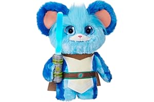 Hasbro Star Wars Young Jedi Adventures, Nubs Jedi chiacchierone, Peluche elettronico, Giocattoli per età prescolare