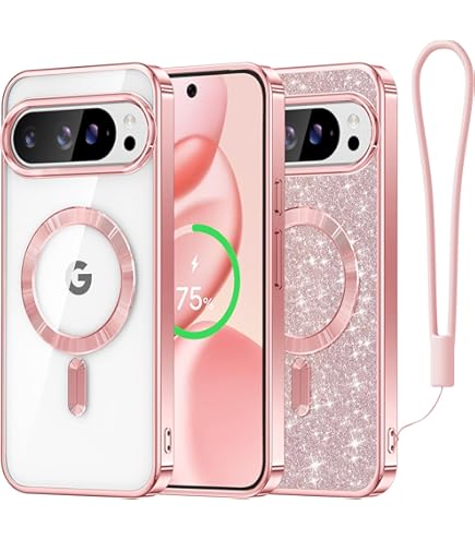 Custodia Meifigno Candy Per Google Pixel 10 Pro XL Con Glitter E Cinturino - Compatibile MagSafe - 5