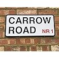 EpochSign NORWICH CITY CARROW ROAD STREET SIGN FOR ANY CANARIES FAN NCFC METAL STREET SIGN 8X12 INCHES