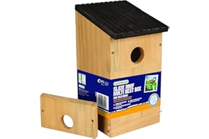 Gardman A04381 Nichoir Multiple Bois Naturel 13,5 x 13,5 x 24 cm