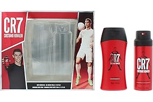 Cristiano Ronaldo CR7 żel pod prysznic i spray do ciała, zestaw upominkowy dla niego, 200 ml + 150 ml, 2 sztuki