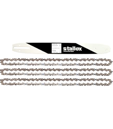 tallox Schwert und 3 Sägeketten 3/8 1,3 mm 57 TG 40 cm Führungsschiene
