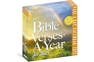 365 Bible Verses-A-Year Page-A-Day® Calendar 2025: Timeless Words from the Bible to Guide, Comfort, and Inspire