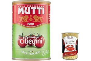 ‎ITALIAN GOURMET E.R. 48x Mutti Pomodorini ciliegini Kirschtomaten Tomaten sauce 100% Italienisch 400g + Italian Gourmet polpa 400