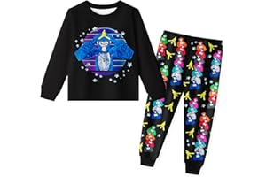 Pitevotur Gorilla Tag Pyjamas Set Boys Pajamas Cartoon Monkey Kids Pjs Sleepwear 3-11 Years