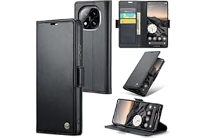 Rerzoiro Funda para Xiaomi Redmi Note 14 Pro 4G, Funda de Cierre Magnético, Cartera de Cuero PU con [Bloqueo RFID], Soporte, Ranura para Tarjetas, Case para Xiaomi Redmi Note 14 Pro 4G, Negro