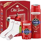 Old Spice Footballer Hediye Seti: Captain Deodorant Stick 50 ml, DuşJeli 250 ml ve &Ccedil;orap