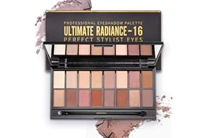 ‎ONLYOILY ONLYOILY 16 Farben Lidschatten Palette Matt Schimmer Glitzer Lidschatten schminkpalette eyeshadow make up paletten kosmetik