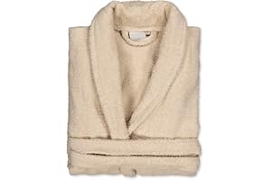 BOSKIMO - Albornoz Unisex - Albornoz de Ducha para Hombre o Mujer - 100% Algodón - Rizo y Terciopelo - Disponible con Capucha