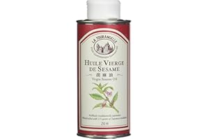 La Tourangelle - Huile vierge de sésame toastée - Goût délicatement toasté - Huile premium - 250ml