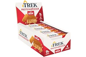 JB's TREK High Protein Flapjack Biscoff - Plant Based - Vegan Snack - 50 g x 16 bars