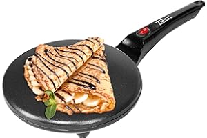 ZILAN Crepes Maker | manico Cool Touch | rivestimento antiaderente | diametro 20 cm | Creperie | Crepesmaker | Galettes | Crepes Machine