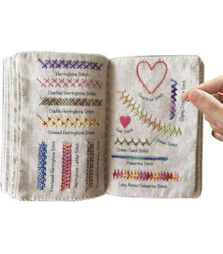 DIY Stickbuch Mit Nähkästchen - Stickerei Set Für Anfänger