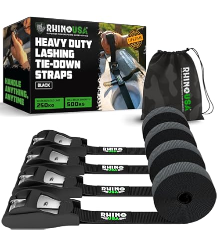 Rok Straps Sw-Motech 2 Adjustable Straps. Black. 500-1500 mm