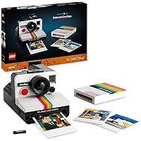 LEGO Ideas Fotocamera Polaroid OneStep SX-70 Kit Vintage di Costruzione per Adulti, Oggetto da Collezione con Dettagli Autent
