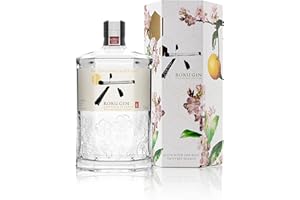 Roku Suntory Japanese Craft Gin | In Gift Box | Amazon Exclusive | Crafted With Six Distinctive Japanese Botanicals | 43% ABV | 70 cl