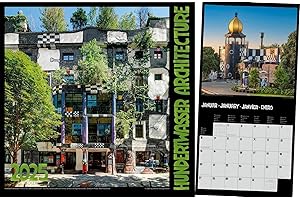 Hundertwasser Broschürenkalender Architektur 2025