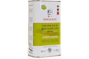 ‎NIKOLAOS & DIMITRIOS FAMILY CORPORATION Olivenöl 1L aus Kreta „NIKOLAOS“ - Extra Nativ - Premium Qualität mit niedrigem Säuregehalt, Kaltgepresst, Reich an Polyphenolen, Neue Ernte: Dezember 2024 bis Februar 2025. MHD: Nov. 2026 - Jan. 2027