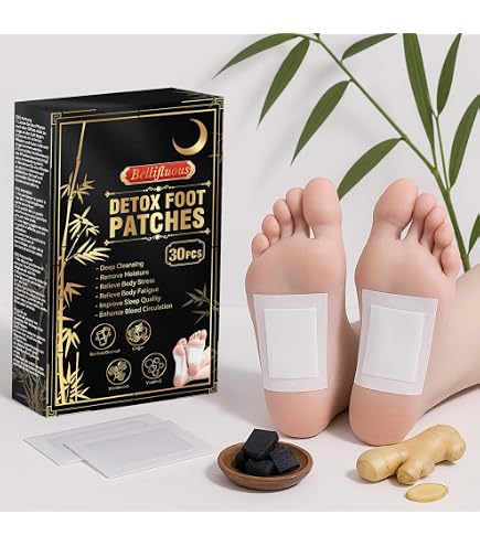 100 Patchs Détox Pour Les Pieds - Ingrédients Naturels, Adhésifs Respirants, Lot économique, Neuf Sous Sachet