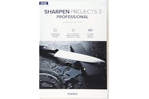FRANZIS SHARPEN projects 3 professional|Bildbearbeitung|Fotografie für Laien und Profis|Incl. Photoshop PlugIn|für Windows & Mac|Disc|Disc