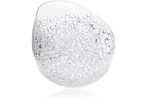 ZOONVII 20.000 perlas de agua transparentes, bolas de gel de perlas de agua, perlas decorativas para plantas en jarrón, perlas hidrotransparentes para decoración de bodas, Navidad, jardín, cocina