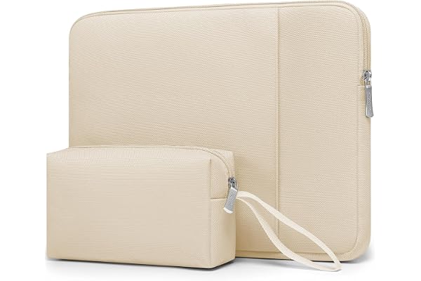 HYZUO 15-16 Pouces Housses Ordinateur Portable Compatible avec MacBook Pro 16 M5/M4/M3/M2/M1 Pro/Max A3428 A3429 2026-2019, 15" Surface Book, 15" 15,6" HP Dell Lenovo ASUS Acer Samsung, Sable