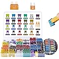 300pcs Fusibili Auto, Set Assortimento di Fusibili (2A/3A/5A/7A/5A/10A/15A/20A/25A/30A/35A/40A), assortiti fusibili lamellari