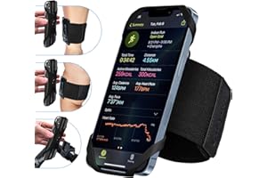 Cikyner Sportarmband Handy, 3 in 1 Handytasche Handyhalterung Laufen Fahrrad 360° Drehbar & Abnehmbar Handy Armband Joggen Universal Handyhalter für 4.5-7'' iPhone Huawei für Laufen Wandern