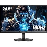KOORUI 24.5 Inch FHD Gaming Monitor, Computer Monitors Full HD (1920 x 1080), VA, 1ms, Adpitive Sync, 2x HDMI (144Hz) & Displ