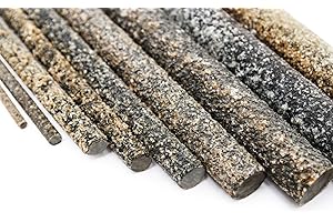 Nano-Garten 20 Stück Glasfaser/Fiberglas Pflanzstab 150cm Basalt - Sandoberfläche, langlebig, rostfrei, biegsam, bruchfest, flexibel, knickt Nicht (60-200cm)…