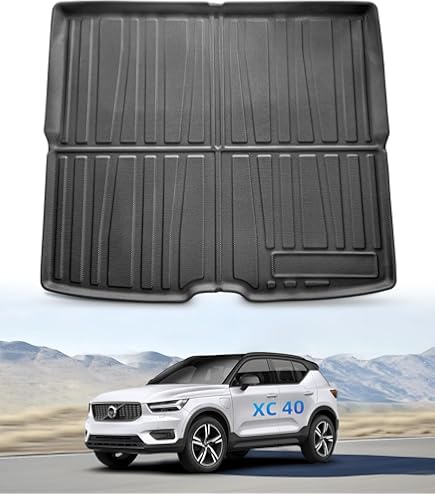 Boîte De Rangement Pour Console Volvo XC40 2018-2024 - Organisateur Accoudoir Central Avec Tapis