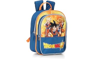 FRANCO COSIMO PANINI Dragon Ball Zaino Mini-Zaïno, Niebieski/Giallo, Taglia Unica Unisex-Bambini e Ragazzi, Niebieski/Giallo, rozmiar uniwersalny