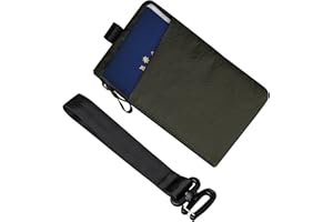 ALPAKA X-Pac VX21 Pochette zippée Vert foncé – Portefeuille pour Passeport – Fonctionne comme Portefeuille à Fermeture éclair et Transporteur EDC – Matériau résistant aux intempéries et Blocage RFID