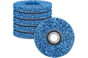 TAICHAEU 6 PCS Angle Grinder Discs - Strip Discs Stripping Wheel 125mm 5inch Paint Stripper Paint Removal Disc For Angle Grinder Clean and Remove Paint Coating Rust Welds Oxidation