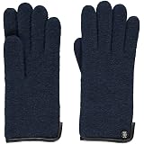 Gants Femme En Laine Vierge Roeckl - Classiques Avec Passepoil Cuir - Pour Marche, Ville Et Automne/hiver