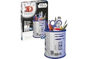 Ravensburger Star Wars R2D2 3D Jigsaw Puzzle for Kids and Adults Age 6 Years Up - 54 Pieces - Pencil Holder - No Glue Required