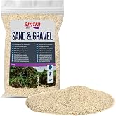 Amtra Amtra White Quartz - Extra Fine White Quartz Aquarium Sand, For Freshwater Or Salt Water, Grain Size 0.1-0.7mm, Quantit
