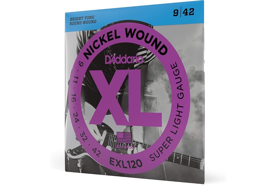 D'Addario EXL120 Nickel Wound Electric para guitarra