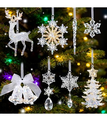 COM-FOUR® 2X Décorations De Sapin De Noël En Forme D'arc