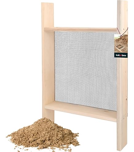 Zeepschep, zandzeef, robuuste aardezeef van roestvrij staal met gripvaste handgreep, ergonomische multifunctionele boerderijschep, handschep, tuin