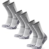 DANISH ENDURANCE Hiking Socks, Warm Merino Wool Walking Socks with Thick Anti Blister Cushioning for Winter, for Men & Women,