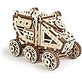 UGears 3D Puzzle for Kids and Adults - Small Motor Vehicle Mechanical Model Kit - Wooden Model Kits for Adults to Build - Easy Self-Assembling - Gorgeous Gift for Boys and Girls (Mars Buggy)