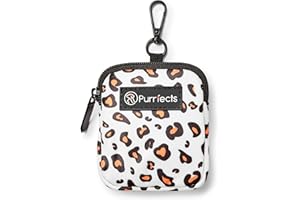 Purrfects Dog Treat Pouch (Animal Print) With Clip - Pouch bag dog treat bag treat pouch for dog training