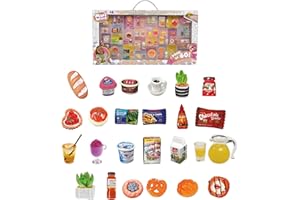 Bizak Mini World Pack 60 Accesorios – Set de Mini Coleccionables de Cocina, +6 años, (64502003)