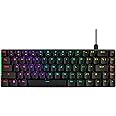 ASUS ROG Falchion Ace 65% RGB Gaming Mechanical Keyboard, Lubed ROG NX Red Switches & Switch Stabilizers, Sound-Dampening Foam, PBT Keycaps, Wired with KVM, Three Angles, Cover Case-Black, UK Layout