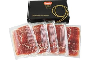 IGLESIAS ASI DA GUSTO - Jamón de Cebo Ibérico 50% Raza Ibérica Loncheado, 5 Unidades de 100G, 500 Gramos